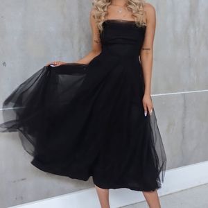 NWT Evernew Midi Tulle Dress M